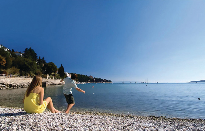 Beaches in Rabac, Rabac Villas Rabac